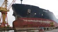 Oil Tanker, ARIAKE ready for Conversion. (Photo courtesy Cummins/Haig-Brown)
