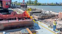 U.S. Army Corps of Engineers, Buffalo District contractor Ryba Marine Construction Co. dredges the Buffalo Harbor in Buffalo, NY, September 23, 2020. (Photo: Jess Levenson / U.S. Army)