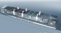 Bureau Veritas has granted an Approval in Principle (AIP) for Trade Wings 2,500, a design for a 197 x 32 m, 2500-TEU container ship designed jointly by VPLP Design, Alwena Shipping, SDARI, and AYRO. Image courtesy BV