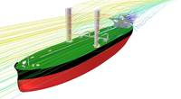 Rendering of the VLCC with the wings sails in place (Image: KSOE)