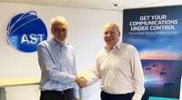 Gregory Darling (left) Founder and Chairman, Applied Satellite Technology Ltd. (AST), with Andrew Peters (right), AST's new Group Managing Director. Photo courtesy AST