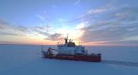 File photo: The U.S. Coast Guard Cutter Mackinaw (WLBB-30) breaks ice and maintains Aids to Navigation across the Great Lakes. (U.S. Coast Guard photo)