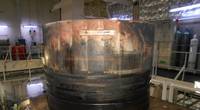 Piston with scuffing and deposits. Photo courstesy Chevron