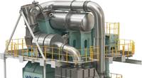 WinGD’s latest generation of X72DF-2.1 engines with the new on-engine iCER. Image courtesy WinGD