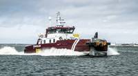 Volvo Penta led a completely remote installation of quad IPS units to repower Northern Offshore Services (NOS) vessel, the M/V Traveller, for operation in the North Sea. (Photo: Volvo Penta)