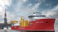 Nexans’ new cable laying vessel Aurora (© Ulstein Verft AS)