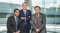Ashish Anilan (left) - Sustainability Leader, in BV’s Southeast Asia Zone; David Barrow (standing) - Vice President, Marine & Offshore, South Asia Zone; Koh Shu Yong (right) - Director of iCARE (Photo: Bureau Veritas)