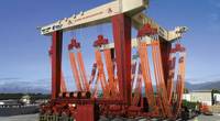 Bayonne Drydock has taken delivery of a 1280T MBH (Marine Boat Hoist) designed and delivered by Cimolai. (Photo: BDDRC)