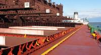 U.S.-flag laker loading iron ore at Two Harbors, Minnesota. (Photo: LCA)