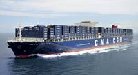 A CMA CGM boxship underway in a file image (CREDIT: CMA CGM)