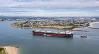 Coal Ship entering Newcastle Port - Credit; jeayesy/AdobeStock