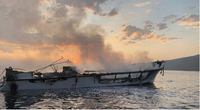 A fire aboard the 75-foot dive boat Conception killed all 33 passengers and one of the vessel’s six crew members in September 2019. (Photo: Ventura County Fire Department)