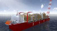 An artist's impression of the Coral South FLNG unit. Photo: © Lloyd's Register