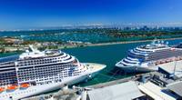 Illustration - Cruise ships in Miami - Credit: jovannig/AdobeStock
