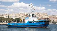 The Damen built ASD Tug 2813, Vincenzino O., underway. IMAGE CREDIT: Damen