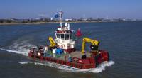 Damen’s “Swiss army knife” Multicats are popular in Europe. Damen has recently contracted for the first of these vessels to be built in the U.S. (Photo: Damen)