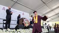 About 154 graduates of The Apprentice School at Newport News Shipbuilding were honored during graduation exercises on April 17, 2021. Due to COVID 19, the ceremony was held outdoors at the Hampton Roads Convention Center to ensure the safety of all graduates and guests, as well as event staff. Photo by Ashley Cowan/HII