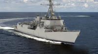 Rendering of the future Jack H. Lucas (DDG 125), the first “Flight III” ship in the U.S. Navy’s Arleigh Burke class of destroyers (Image: HII)