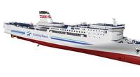 Photo Courtesy Mitsubishi Shipbuilding Co. and Shin Nihonkai Ferry Co.