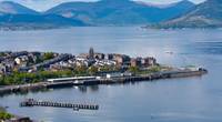 Gourock pier drone picture. Photo supplied by and courtesy of CMAL