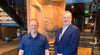 John Parrot, CEO of Foss Maritime with Ron de Bruyne, Founder and CEO of Helm Operations (Photo:Foss Maritime)