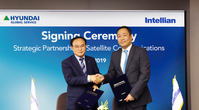 Intellian and HGS sign partnership (Photo: Hyundai Global Service)