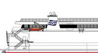 Incat Tasmania and Seaworld Express Ferry announced an order for a new generation fast ferry, a 76-m high speed wave piercing catamaran ferry to accommodate up to 700 passengers and 79 cars when it enters service on the new route between Jindo and Jeju early 2022.
