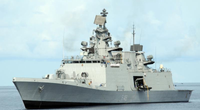 Indian Navy P17 frigate (Photo courtesy of GE Marine)