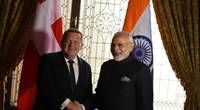 Indian PM Narendra Modi with the Prime Minister of Denmark Lars Løkke Rasmussen. Photo: PIB