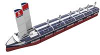 The InfinityMAX concept is Stena Bulk’s take on zero emissions, self-sufficient and flexible seaborne transportation. It aims to have a ship with a similar design to the InfinityMAX concept operating on the water by 2035 at the latest. Image courtesy Stena Bulk
