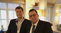 L to R: Ronald Spithout, President, Inmarsat Maritime and John Laderos, Chief Executive Officer of SRH Marine SAIT. Image: Inmarsat