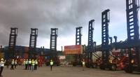 Kalmar Essential Range Empty Container Handlers at the customer's site in China. Photo: Kalmar