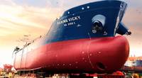 Built by Keppel O&M, Singapore’s first dual-fuel bunker tanker will deliver marine fuels to ocean-going vessels within Singapore port limits. (Photo: Keppel Offshore & Marine)
(Photo: Keppel Offshore & Marine)