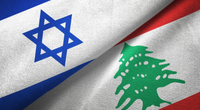 Israel and Lebanon Flags - Credit;Oleksii