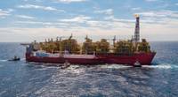 The Prelude FLNG facility, with the Valencia Knutsen berthed side-by-side (Photo: Shell)