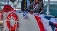 Matson, Inc. and Philly Shipyard, Inc. (PSI) christened the second of two Aloha Class containerships built for Matson in a ceremony at Philly Shipyard on Saturday, March 9. Photo: Matson & Philly Shipyard