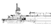A line drawing of ATB Polaris/Clean Canaveral. Source: McAllister