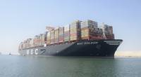 MSC GULSUN, the largest container ship in the world, transits the Suez Canal for the first time 9 August 2019. CREDIT: SCA