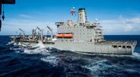 A typical fleet oiler in support of U.S. Naval operations (CREDIT: USN)