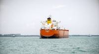 In May, the MV Barracuda made the first switch from dry cargo to jet fuel . (Photo: KCC)