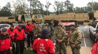 Coast Guard crews discuss tactics prior to conducting rescue operations in response to Hurricane Florence in North Carolina, Sunday, Sept. 16, 2018. The Coast Guard is working with state and local agencies throughout the affected region. Image: USCG)