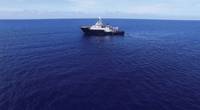 The R/V Petrel, owned by Microsoft Cofounder and Philanthropist Paul G. Allen, at sea in search of the USS Indianapolis. (Photo courtesy of Paul G. Allen)