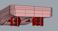 Figure 1 – Pushboat hull (Image: HydroComp)