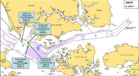 Approximate location of incidents in Singapore Strait (January-April 2019) Photo courtesy of ReCAAP ISC