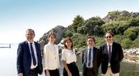 From left to right: Frédéric Pouget, Brittany Ferries’ Fleet and Operations Director - Eugenia Bertrand Alonso, Head of LNG Bunkering - Laura Rejón-Pérez, Repsol’s Wholesale & Gas Trading Director - Bertrand Crispils, LNG and Alternative Fuels Technical Manager - Nicolas Jobin, Legal & Insurance executive – legal dept. (Image file) Image: Brittany Ferries