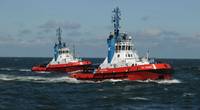 KOTUG's contract with Perenco for towage support for operations off Port Gentil, Gabon includes the chartering, operation and manning of three vessels, two of which are Kotug’s first-ever Rotor Tugs, the RT Magic and RT Spirit, pictured. Photo courtesy KOTUG.