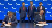 The agreements were signed at the 24th St. Petersburg International Economic Forum by Igor Tonkovidov, President and CEO of Sovcomflot, and Roman Dashkov, CEO of Sakhalin Energy, in the presence of Alexander Novak, Deputy Prime Minister of Russia, Pavel Sorokin, Russia’s Deputy Minister of Energy, and Alexey Miller, Chairman of the Management Committee of Gazprom. (Photo: PAO Sovcomflot)