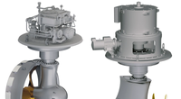 The Schottel Rudderpropeller (SRP), left, and the Schottel EcoPeller (SRE) (Image: Schottel)