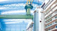 Scrubbers ready for installation onboard Norwegian Escape at Meyer Werft. Photo courtesy of Yara Marine Technologies AS / ©Meyer Werft