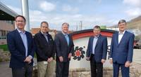 Tony Capasso, third from left; and Oliver Ferguson, right. Representing ARG’s Leadership Team were (from left), Vice President – Sales & Marketing John Malone, Vice President – Research & Development David Krantz and President and Chief Operating Officer Jon Giberson. (Photo: Sea Ready Marine Petroleum)